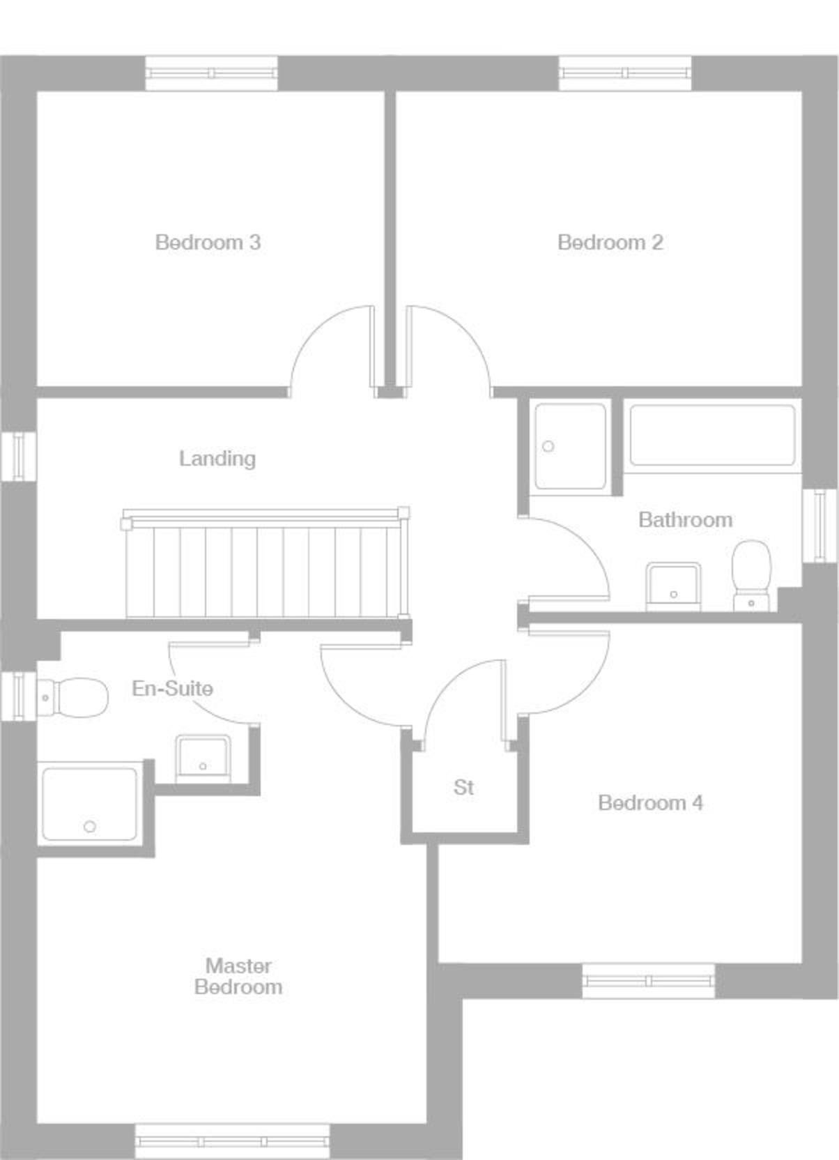 Plot 32, Roman Fields, Corbridge NE45 5HZ Corbridge new homes by