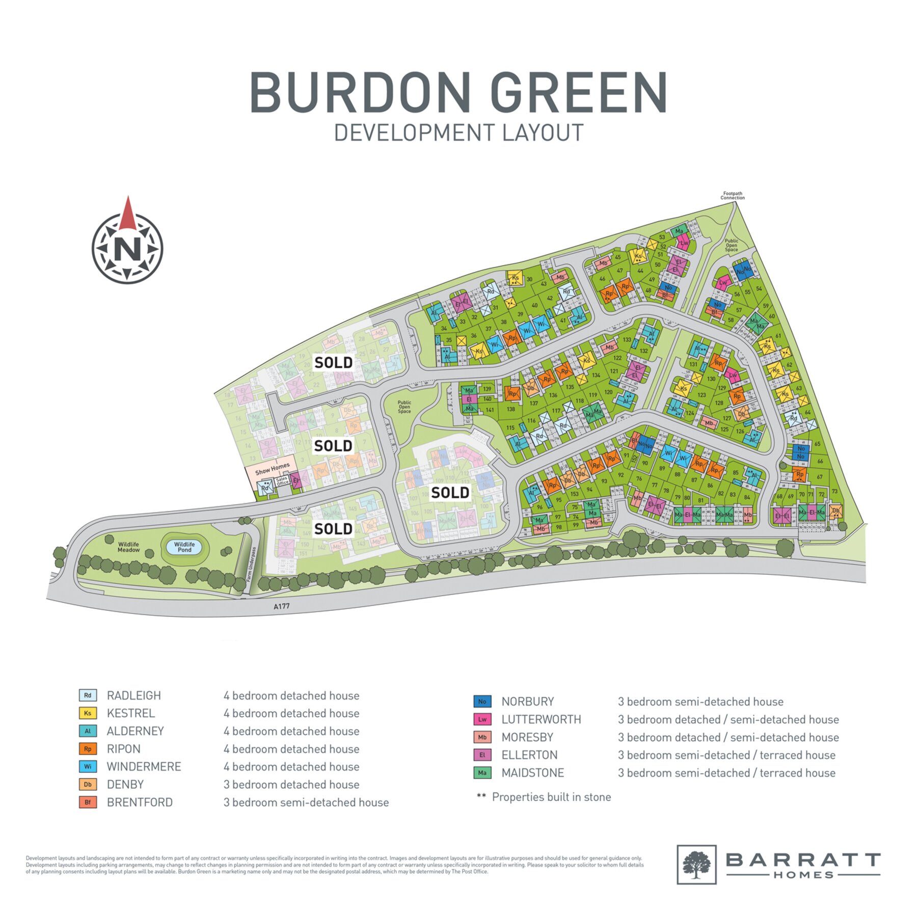 Burdon Green Coxhoe new homes by Barratt Homes