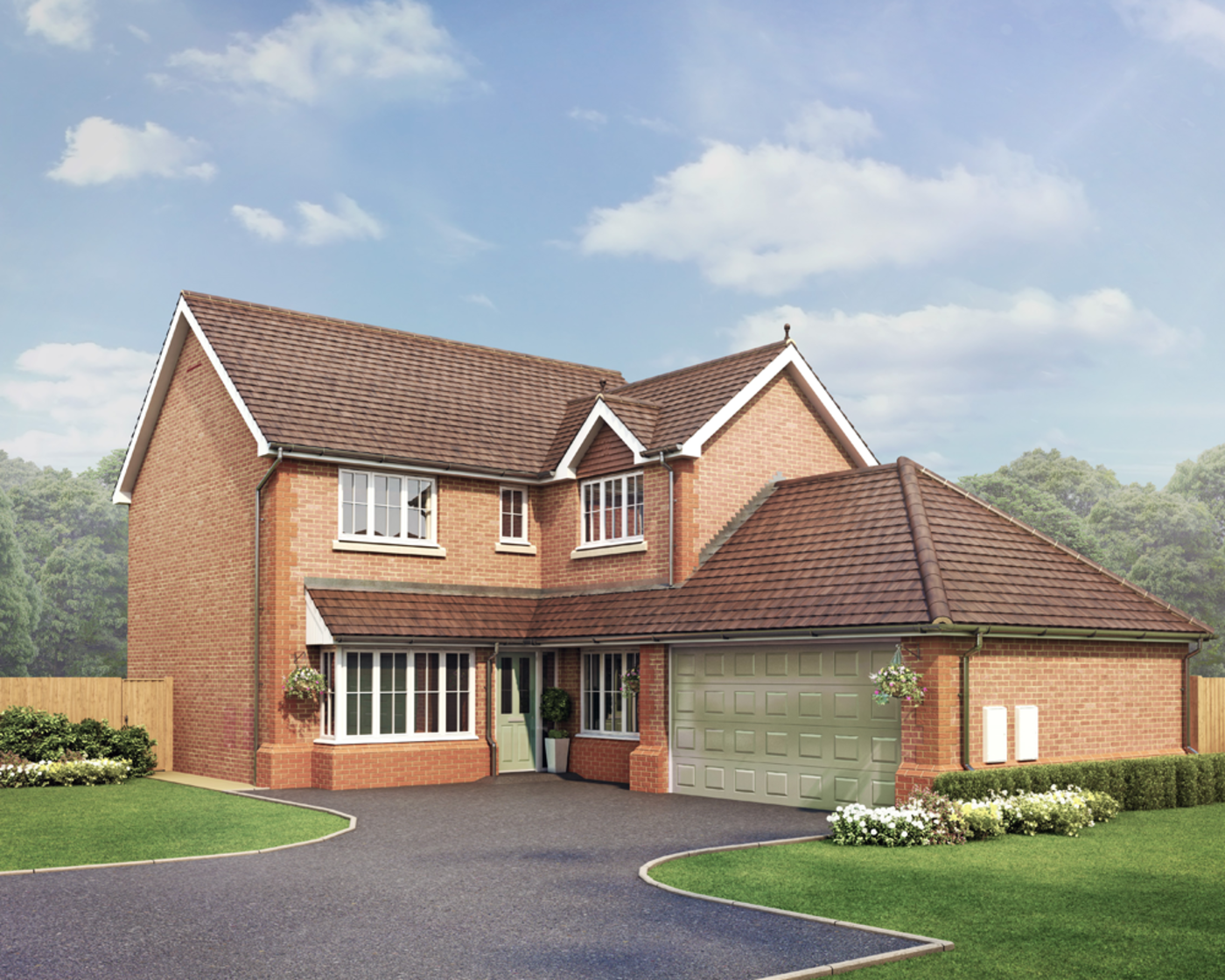 the caernarfon, Croes Atti, CH6 5WN new homes by Anwyl Homes