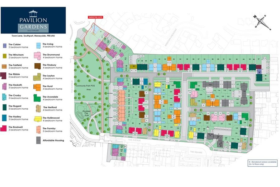Pavilion Gardens SOUTHPORT new homes by David Wilson Homes