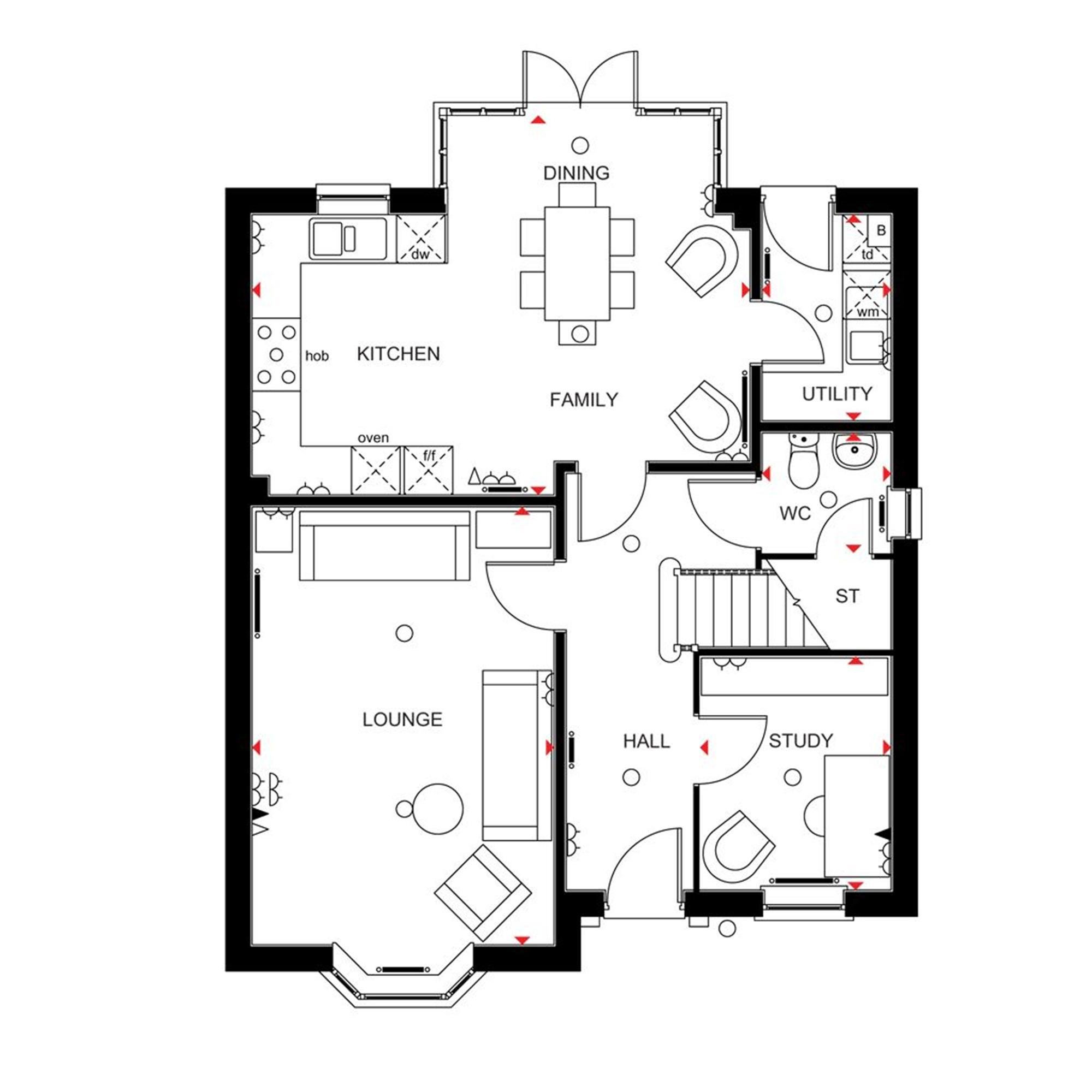 Barratt Homes Thornbury Floor Plan